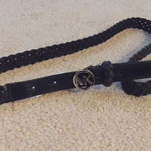 NWT Braided Leather Michael Kors Belt- Size M